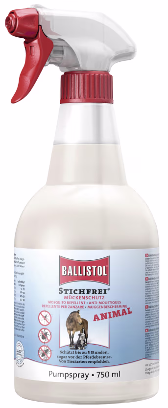 Produktbild: Ballistol® Insektenschutzmittel Stichfrei Animal 750 ml für Pferde und Kleintiere gegen Fliegen, Bremsen