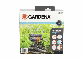 Produktbild: GARDENA Viereckregner AquaZoom compact anthrazit/orange