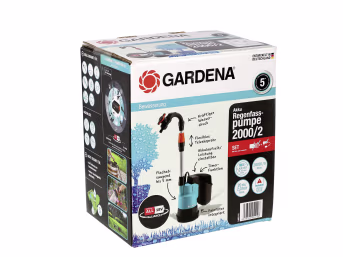 Produktbild: GARDENA Akku-Regenfasspumpe 2000/2 18V P4A Ready-To-Use Set