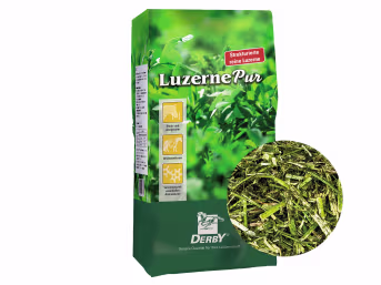 Produktbild: DERBY® Luzerne Pur Pferdefutter mit hohen nativen Gehalten an Aminosäuren