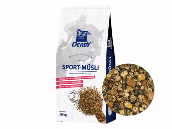 Produktbild: DERBY® Sport-Müsli haferfrei und nährstoffreich für Sportpferde
