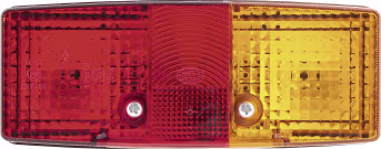 Produktbild: Hella® Schlussleuchte rechts 158 x 64 x 51 mm, Schluss-, Brems-, Blink-, Kennzeichenlicht, Flachsteckanschluss