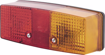 Produktbild: Hella® Schlussleuchte rechts 158 x 64 x 51 mm, Schluss-, Brems-, Blink-, Kennzeichenlicht, Flachsteckanschluss