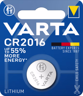 Produktbild: VARTA Batterie Lithium Coin, CR2016 3 V/90 mAh, 1 St. Blister