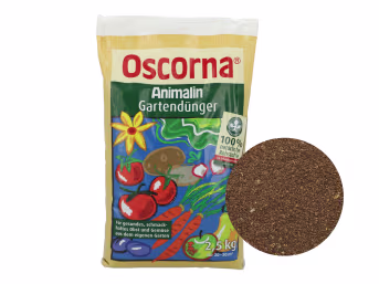 Produktbild: Oscorna® Animalin Gartendünger organischer NPK 7+4+0.5 Naturdünger mit Sofort- u. Langzeitwirkung