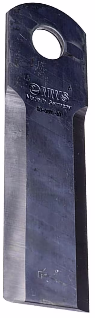 Produktbild: MWS Häckslermesser 175 x 50 x 4,5 mm glatt, für Strohhäcksler Biso Mähdrescher Case IH, Fendt, John Deere