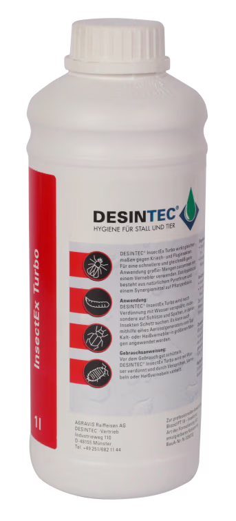 Produktbild: DESINTEC® InsectEx Turbo flüssiges Konzentrat zur Bekämpfung von Fluginsekten und Kriechinsekten