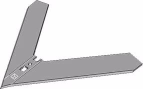 Produktbild: Industriehof® Hackschar, Arbeitsbreite 300 mm, für Hacktechnik Schmotzer
