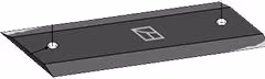 Technische Zeichnung: Industriehof® Ersatzmesser 470 x 100 x 6 mm für Packer Messerwalze Kerner