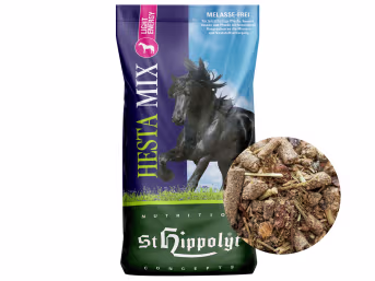 Produktbild: St. Hippolyt Hesta Mix light energy mit Mikronährstoffen für leichtfuttrige Pferde und Ponys