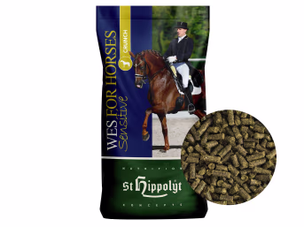 Produktbild: St. Hippolyt WES Sensitive Crunch zuckerarmes, proteinreiches Pelletfutter ohne Soja und Luzerne