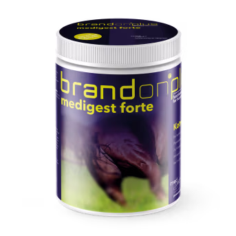 Produktbild: St. Hippolyt Medvetico Brandon plus medigest forte mit Wirkstoffen für die Darmfunktion von Pferden