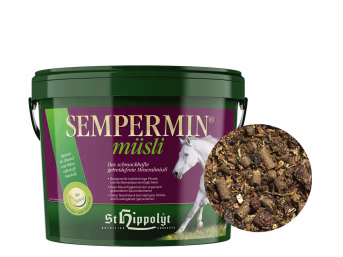Produktbild: St. Hippolyt SemperMin Müsli getreidefreies und glutenfreies Mineralmüsli für Pferde