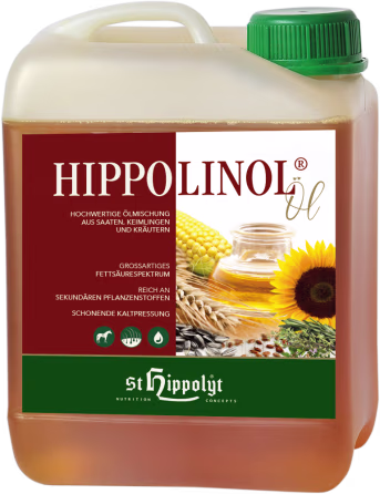 Produktbild: St. Hippolyt Hippo Linol mit Leinöl, Sonnenblumenöl, Maiskeimöl und Weizenkeimöl