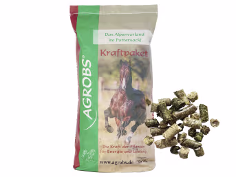 Produktbild: AGROBS Kraftpaket eiweißreiche und energiereiche Cobs als Kraftfutter zum Einweichen
