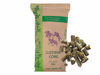 Produktbild: AGROBS Luzernecobs proteinreiche Raufutterergänzung zum Einweichen Pellet
