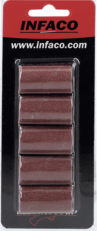 Produktbild: INFACO® Schleifband 32 mm, Körnung (LOV) 80, 5 St. für Schleifgerät Electrocoup A48V3