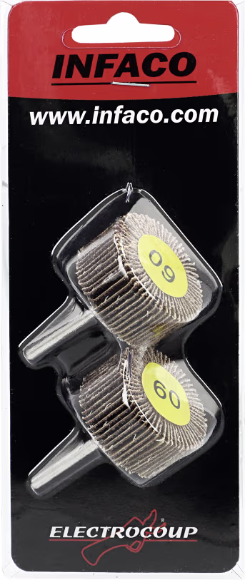 Produktbild: INFACO® Fächerschleifer 2 St. für Schleifgerät Electrocoup A48V3