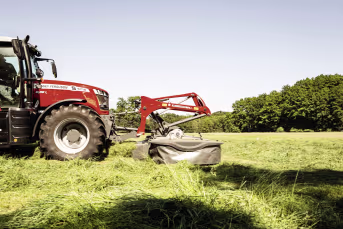 Lifestyle: Massey Ferguson Scheibenmähwerk MF DM 367 FQ 3,62 m Dreipunktanbau, Front