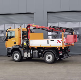 Lifestyle: MAN Systemfahrzeuge 13.290 Baureihe TGM mit vollhydraulischem Wechselsystem Dreiseitenkipper Ressenig