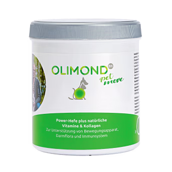 Produktbild: Olimond BB Pet Move mit Wirkstoffen zur Unterstützung des Bewegungsapparates von Hunden und Katzen Pulver