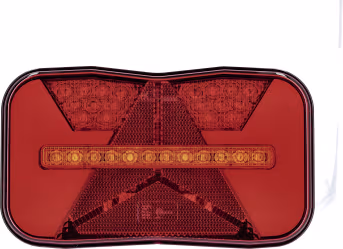 Produktbild: LED-Schlussleuchte Rio II links, 12 V, Schluss-, Brems-, Blink-, Stand-, Kennzeichenlicht