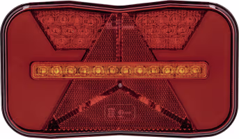 Lifestyle: LED-Schlussleuchte Rio II links, 12 V, Schluss-, Brems-, Blink-, Standlicht