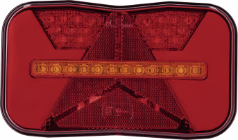 Produktbild: LED-Schlussleuchte Rio II rechts, 12 V, Schluss-, Brems-, Blink-, Standlicht