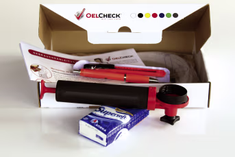 Set: Oelcheck Probenpumpe zur Entnahme von Ölproben und Kühlerfrostschutz