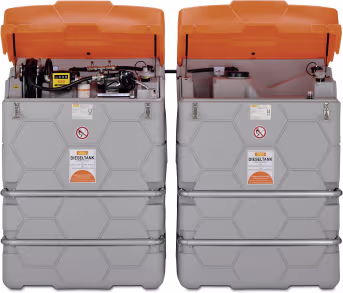Produktbild: Cemo Dieseltankanlage Cube mit Pumpe und Erweiterungstank, Indoor Basic und Outdoor Premium
