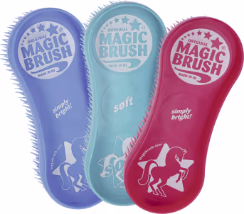 Produktbild: MAGIC BRUSH® Pferdebürstenset Jellyfish für die Pflege von Körper, Kopf, Bein und Huf