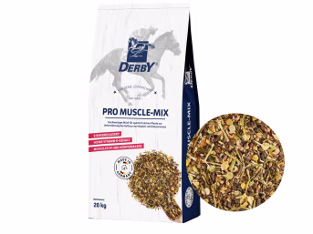 Produktbild: DERBY® Pro Muscle-Mix energiereiches Fasermüsli für Sportpferde
