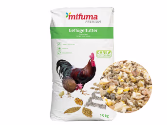 Produktbild: Mifuma Natur Vollkraftmehl A für Ökobetriebe geeignetes Legehennenfutter Mehl