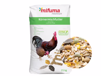 Produktbild: Mifuma 12-Korn Geflügelkörner als Ergänzungsfutter für Geflügel mit Anisöl und max. 15% Mais gekörnt