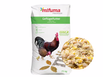 Produktbild: Mifuma Natur Geflügelkörner für Ökobetriebe geeignete Körnermischung Hühnerfutter gekörnt