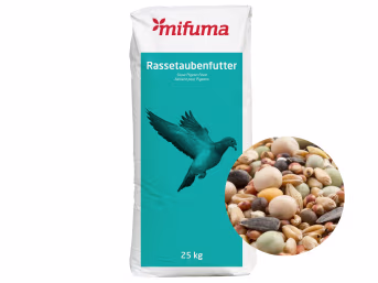 Produktbild: Mifuma Rassetaube ohne Mais für mittelgroße und mittel- bis kurzschnäblige Tauben gekörnt