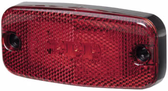 Produktbild: Hella® LED-Positionsleuchte quadratisch, hinten links/rechts, rot, 111,3 x 51,3 x 22 mm, 9 – 36 V DC, E9 1553