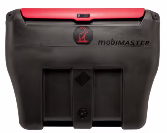 Produktbild: PRESSOL mobiMASTER Transportbehälter 980 l, schwarz mit rotem Deckel