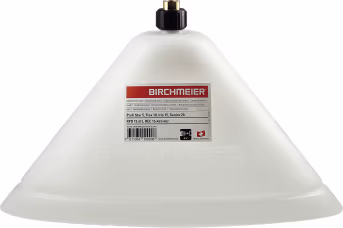 Produktbild: Birchmeier® Sprühschirm Profi 1,5 bis 6,0 bar, 370 x 140 mm, schraubbar