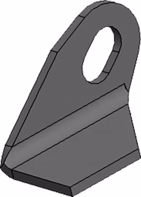 Produktbild: Wiedenmann® Flügelmesser für Rasenkehrmaschine Super 600, 1300 M links, 1230911