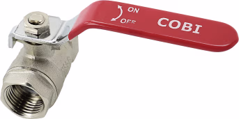 Produktbild: Hücobi Kugelhahn Cobi 1/2 IG Messing matt verchromt, 3030 013000
