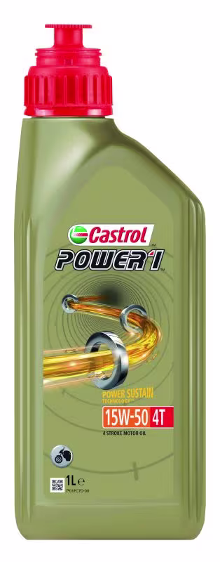 Produktbild: Castrol Power 1 4T 15W-50 SAE 15W-50 Motoröl, Motorrad, SAE 15W-50