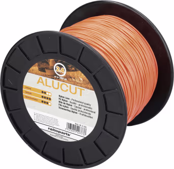 Produktbild: Mähfaden Alucut 2,4 mm/360 m rund, orange, Spule
