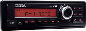 Produktbild: VALTRA Radio VT 412 BT mit kurzer Einbautiefe, Mikrofon