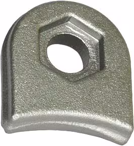 Produktbild: Industriehof® Halter 55 x 50 x 17 mm, Bohrung 16,5 mm, mit Sechkantansatz universal Schlegelmesser