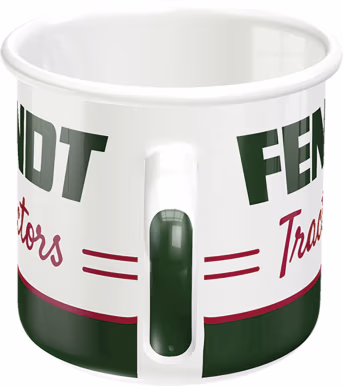 Produktbild: Fendt Tasse Retro 360 ml, Metall emailliert
