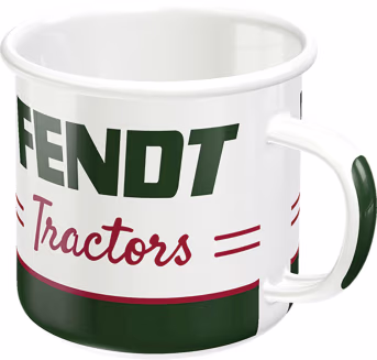 Produktbild: Fendt Tasse Retro 360 ml, Metall emailliert