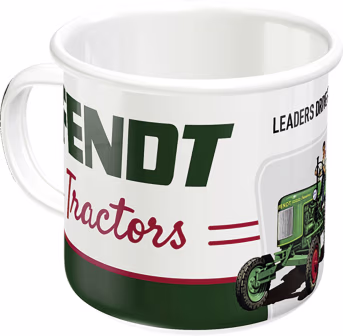 Produktbild: Fendt Tasse Retro 360 ml, Metall emailliert