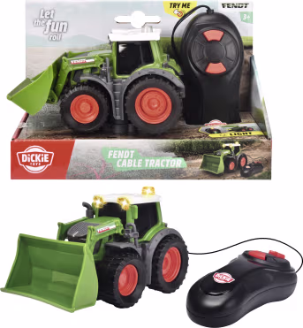 Produktbild: Fendt Modell Cable Tractor von Dickie®, mit Frontlader, kabelferngesteuert