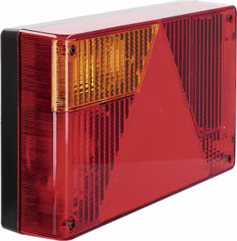 Produktbild: Jokon Schlussleuchte BBSKN 595 mit rot-orangem Glas für Schluss-, Brems-, Blink- und Kennzeichenlicht